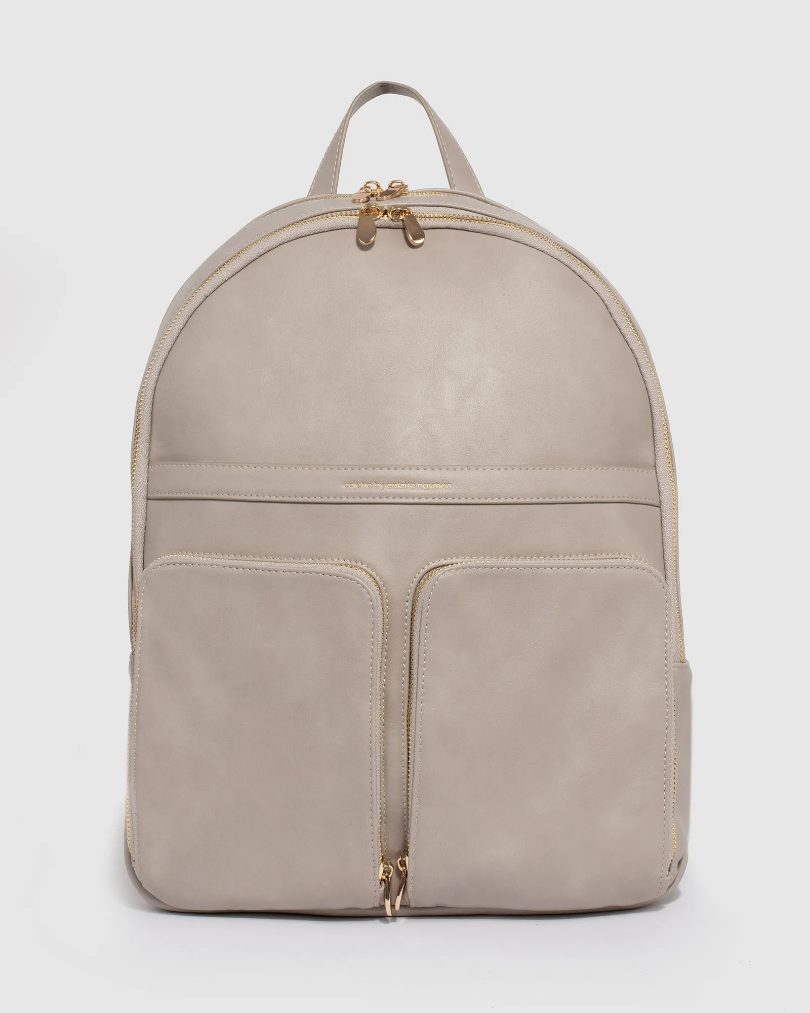 Taupe Ria Tech Bag Backpack sold by Collete Hayman
