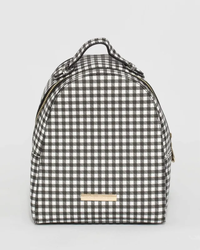 Black Bianca Mini Backpack sold by Collete Hayman