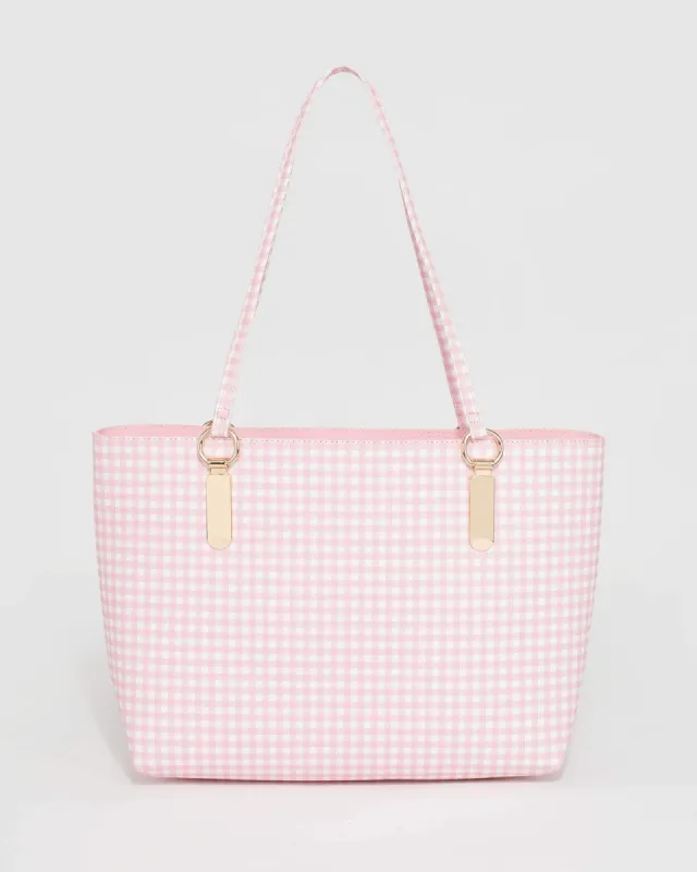 Pink Angelina Med Print Tote sold by Collete Hayman