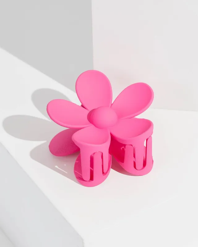Pink Flower Claw Clip sold by Collete Hayman