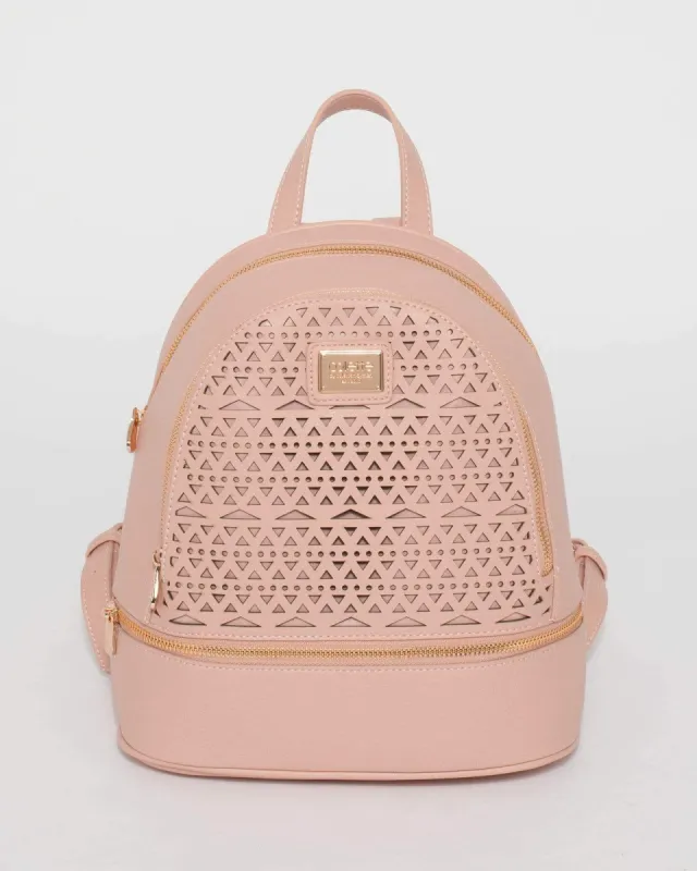 Pink Bridget Punchout Backpack sold by Collete Hayman