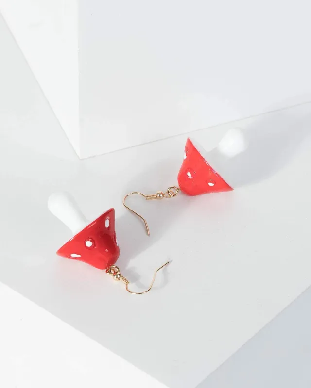 Mushroom Drop Earrings sold by Collete Hayman