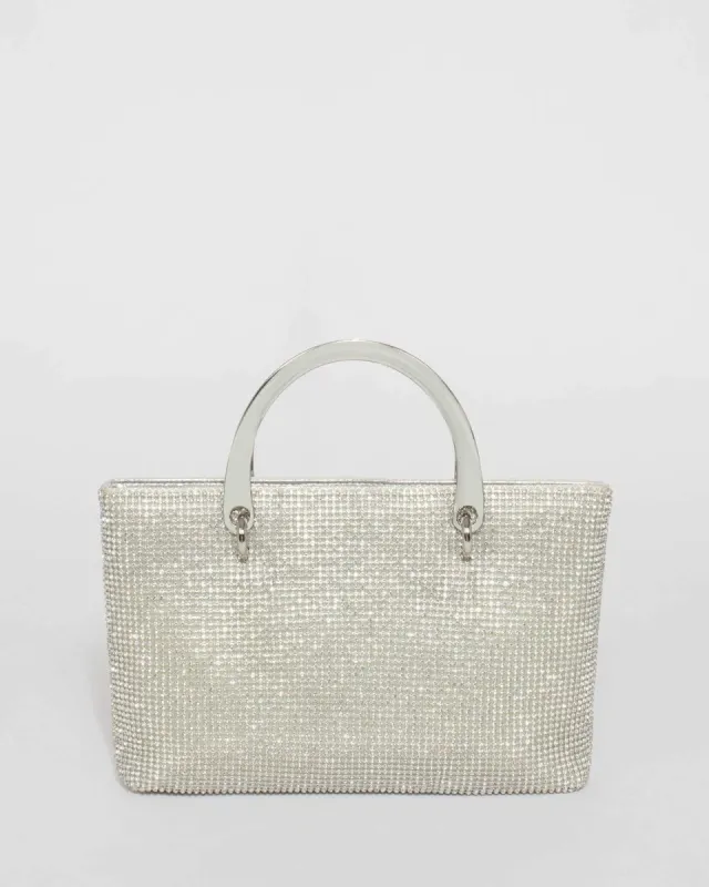 Silver Jess Crystal Bag sold by Collete Hayman