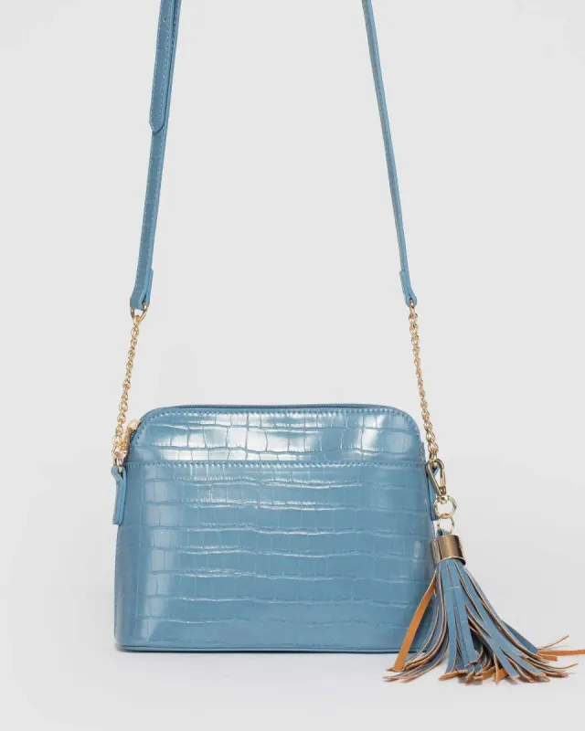 Blue Karen Crossbody Bag sold by Collete Hayman