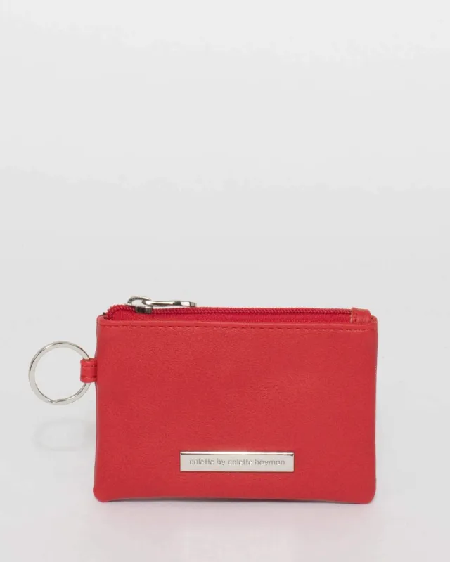 Red Keyring Purse sold by Collete Hayman
