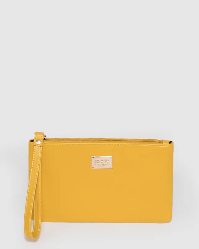 Mustard Brook Wristlet Purse sold by Collete Hayman