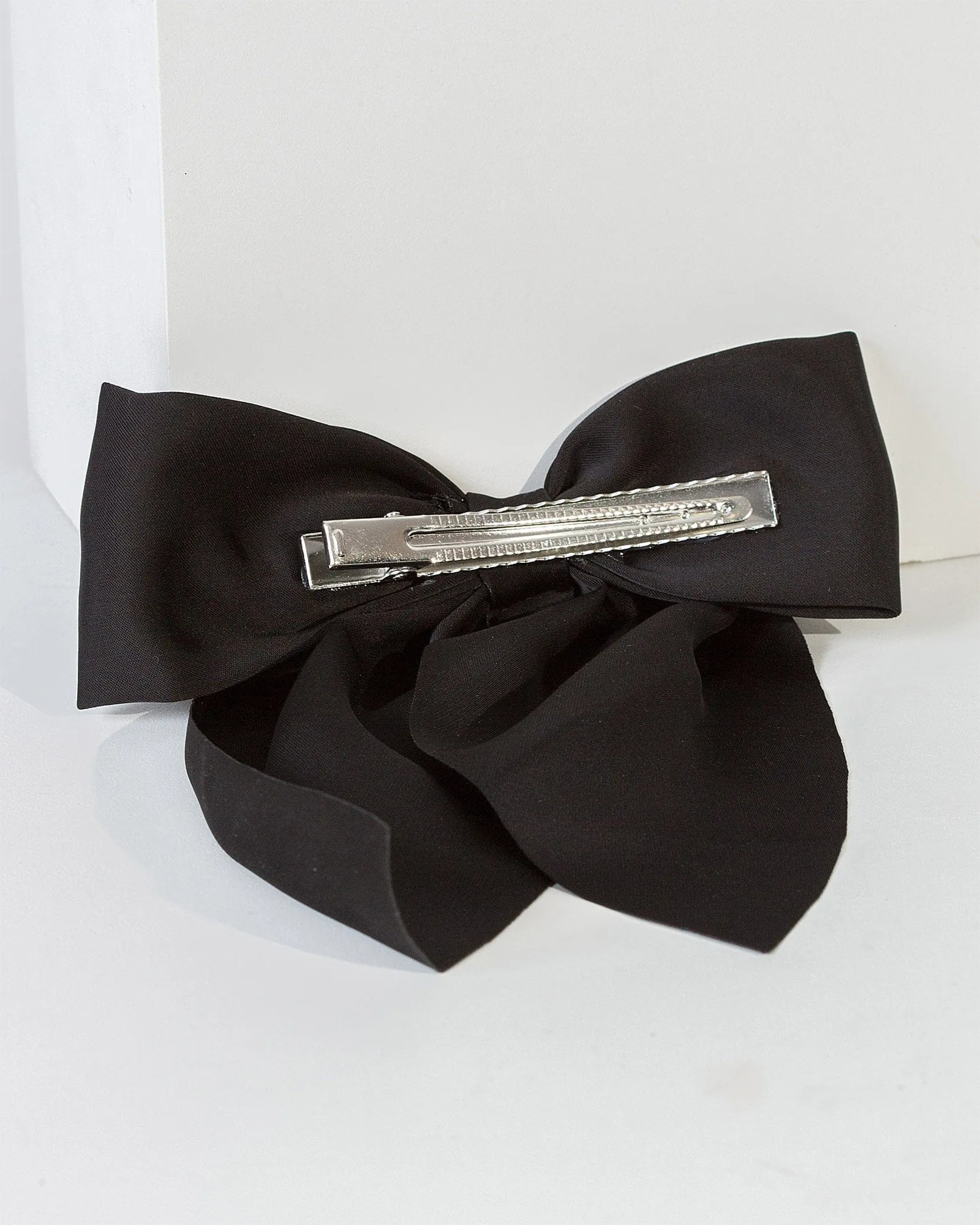 Black Large Bow Hair Clip sold by Collete Hayman product image thumbnail 3