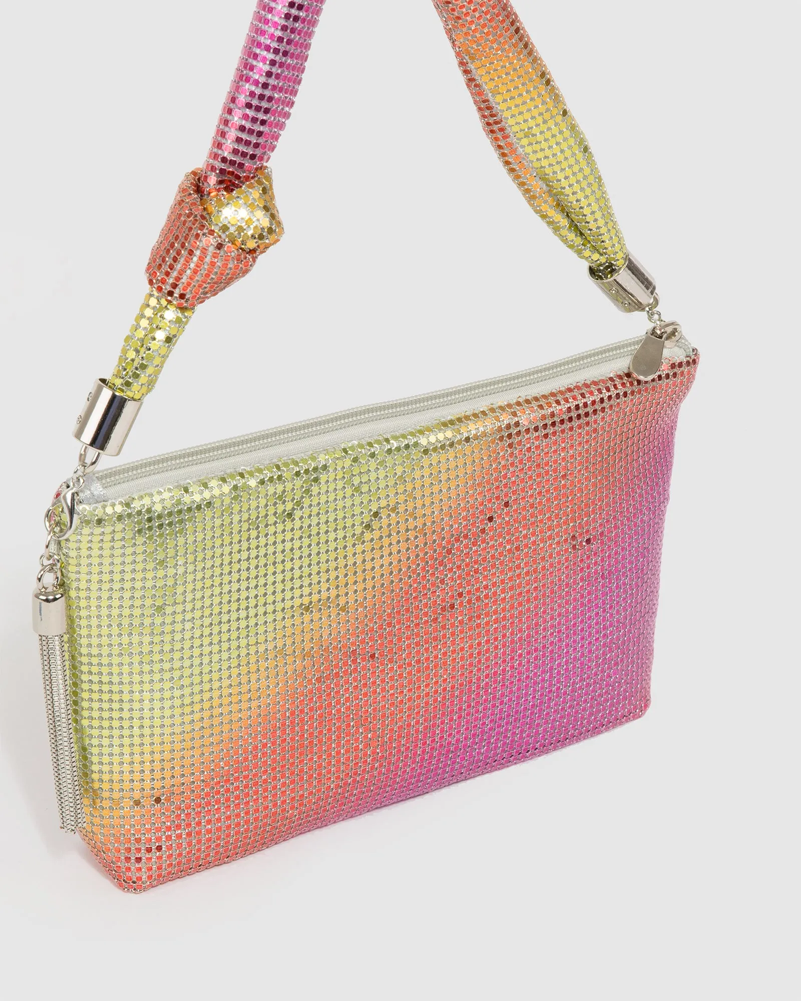 Multi Colour Amelia Chain Mail Shoulder Bag sold by Collete Hayman product image thumbnail 2