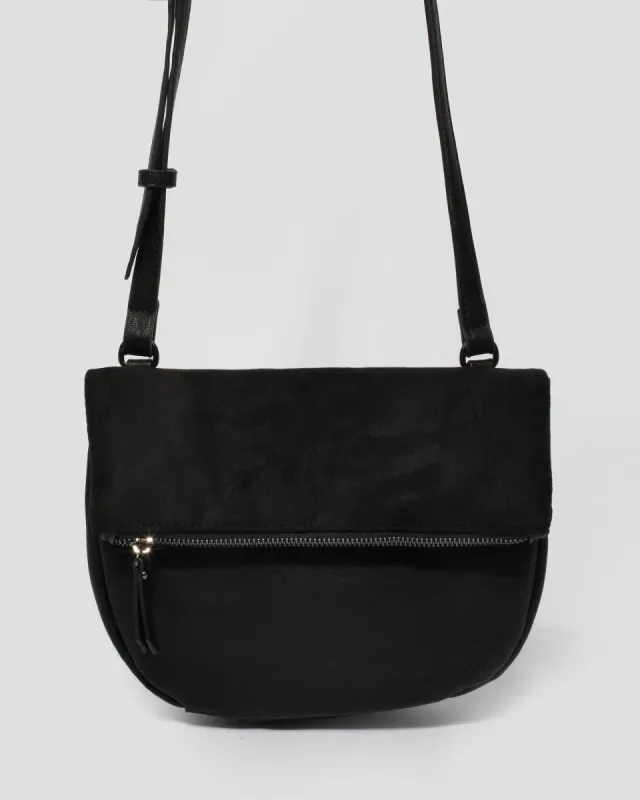 Black Bella Saddle Bag sold by Collete Hayman