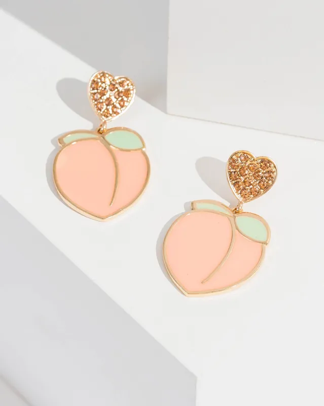 Peach Peachy Earrings sold by Collete Hayman