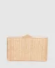 Natural Julia Hardcase Clutch Bag sold by Collete Hayman