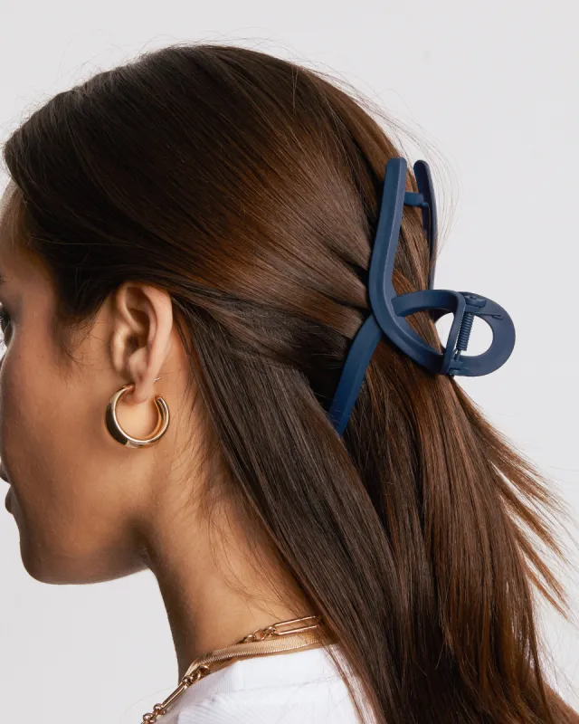 Blue Loop Matte Claw Clip sold by Collete Hayman
