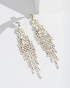 Crystal Large Drop Earrings sold by Collete Hayman