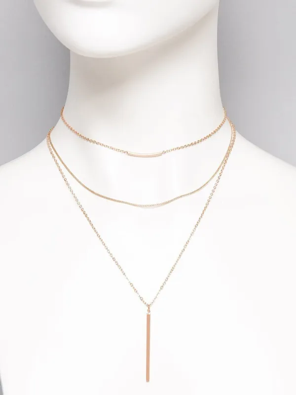 Fine Multi Chain Bar Necklace sold by Collete Hayman