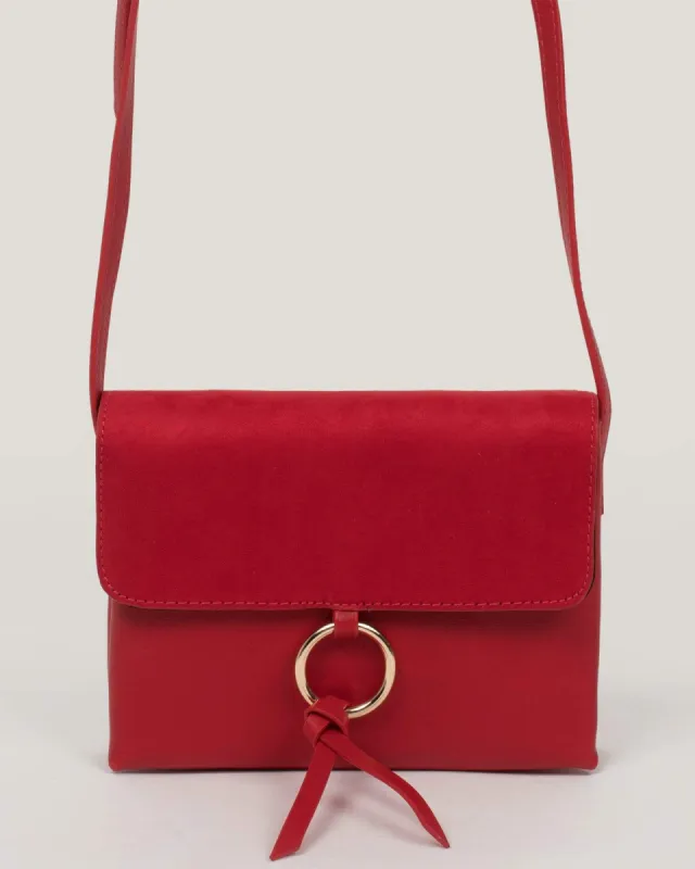 Red Brooklyn Crossbody Bag sold by Collete Hayman