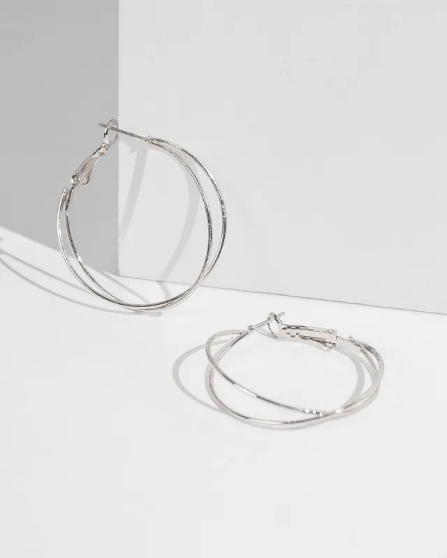 Silver Fine 2 Hoop Earrings sold by Collete Hayman