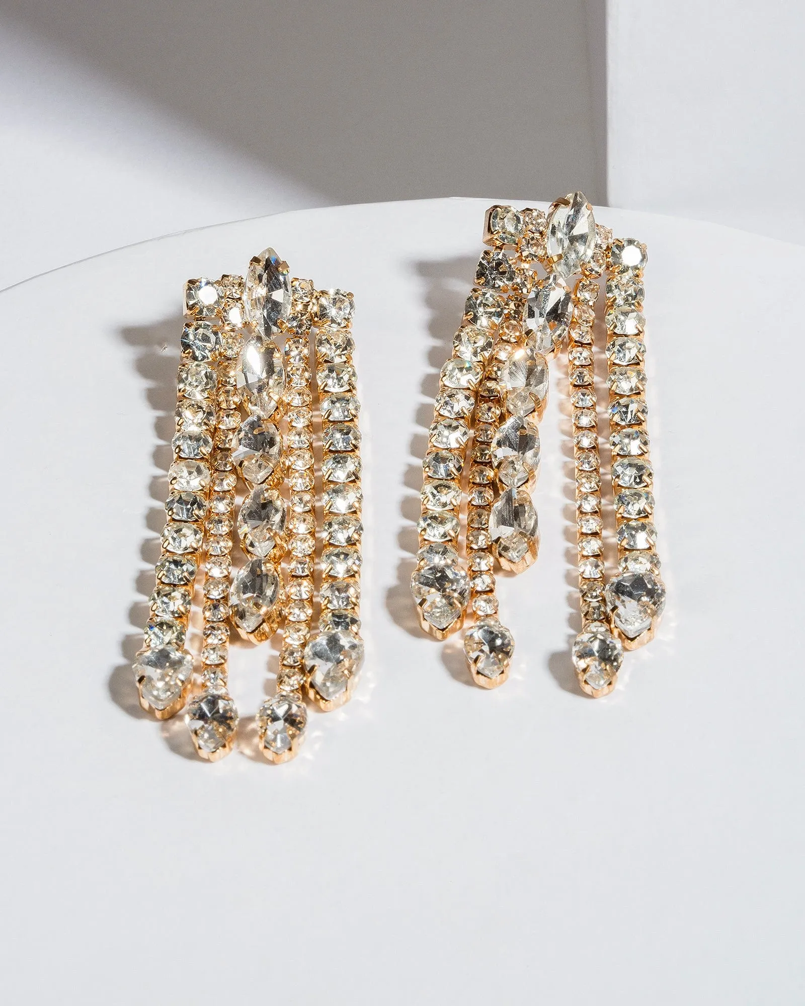 Crystal Row Drop Earrings sold by Collete Hayman