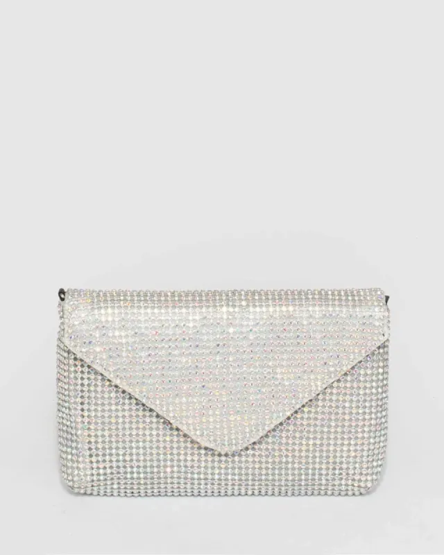 Silver Kylie Crossbody Bag sold by Collete Hayman