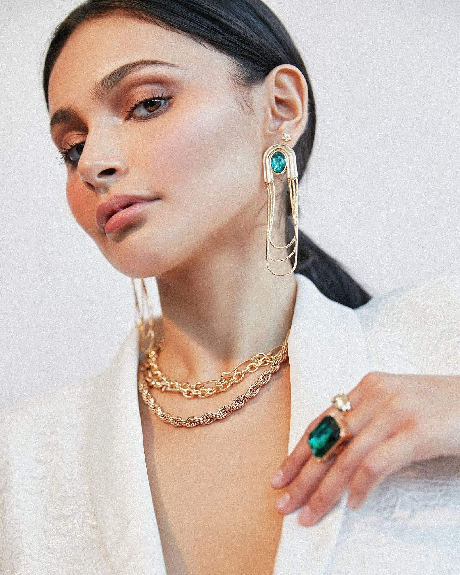 Statement Crystal Stone Ring sold by Collete Hayman product image thumbnail 2