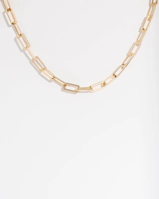 Square Shaped Linked Chain Necklace sold by Collete Hayman