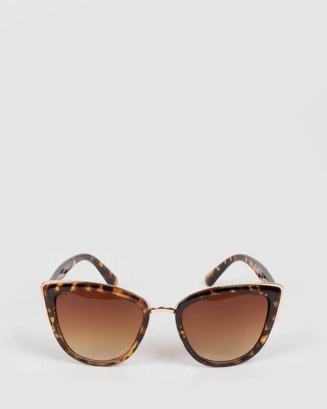 Brown Talia Sunglasses sold by Collete Hayman