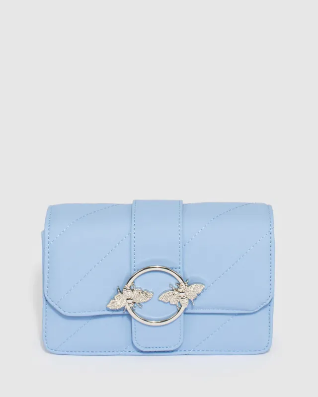 Purple Avril Quilt Crossbody Bag sold by Collete Hayman