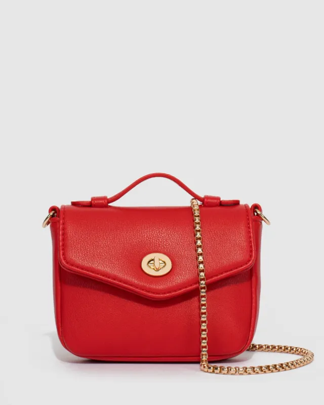 Red Ludy Top Handle Bag sold by Collete Hayman