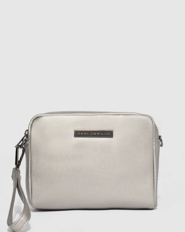 Silver Suri Crossbody Bag sold by Collete Hayman