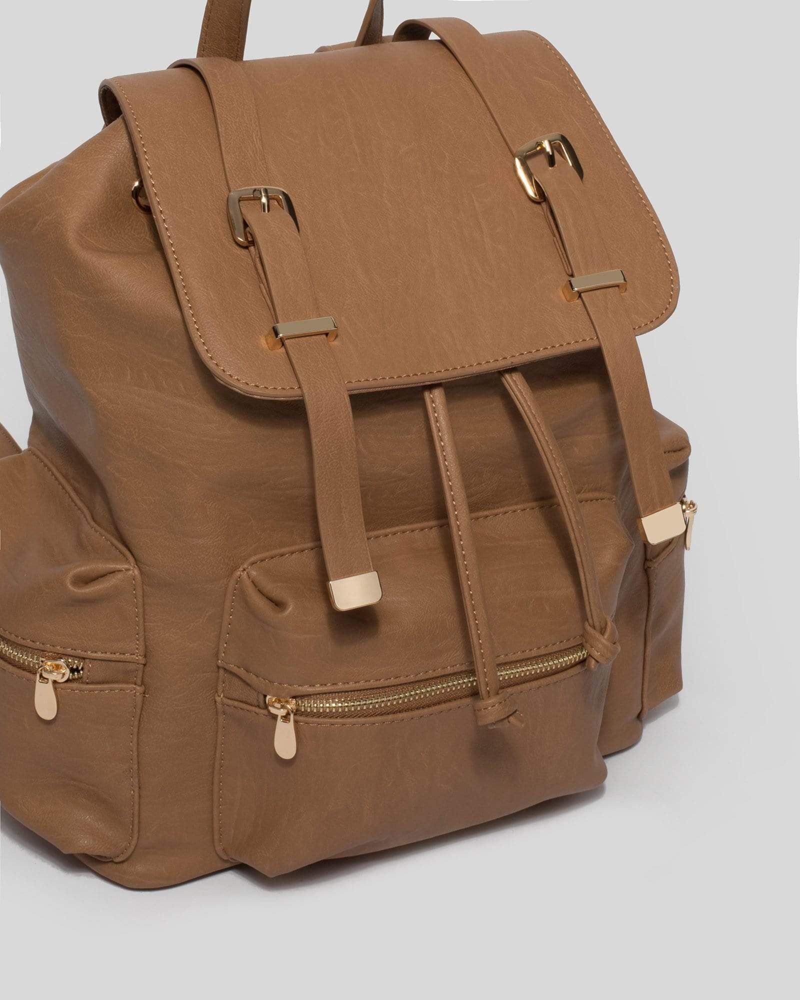 Caramel Sunny Buckle Backpack sold by Collete Hayman product image thumbnail 3
