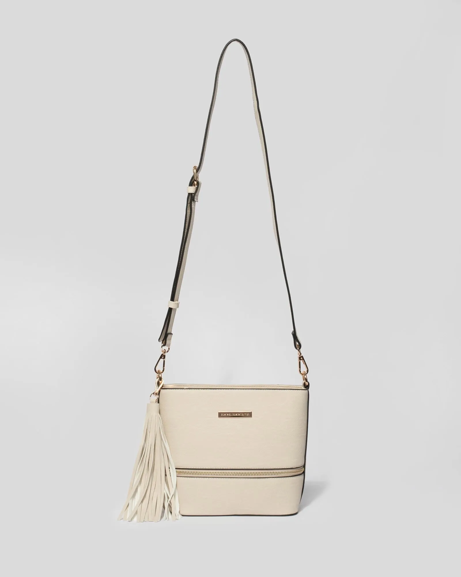 Ivory Pia Tassel Crossbody Bag sold by Collete Hayman product image thumbnail 5