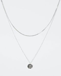 Silver Organic 2 Layered Necklace sold by Collete Hayman