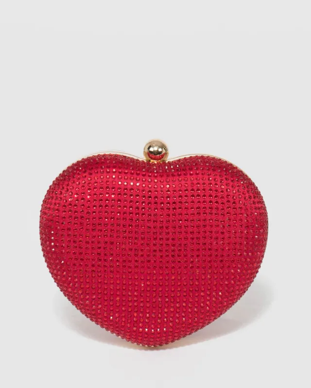 Red Heart Crossbody Bag sold by Collete Hayman