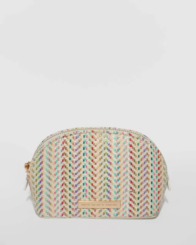 Weave Brittney Cosmetic Purse made by Collete Hayman