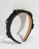 Black Multi Crystal Bow Headband sold by Collete Hayman