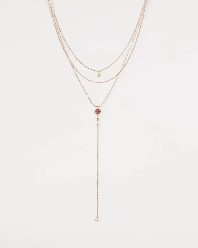 Gold Triple Layered Chain Choker sold by Collete Hayman