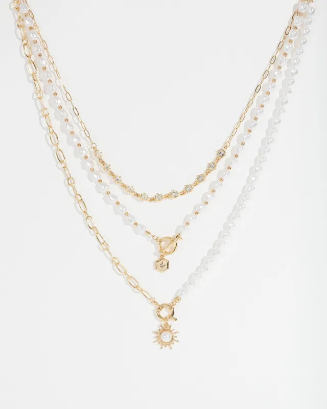 White Sun And Star Necklace sold by Collete Hayman