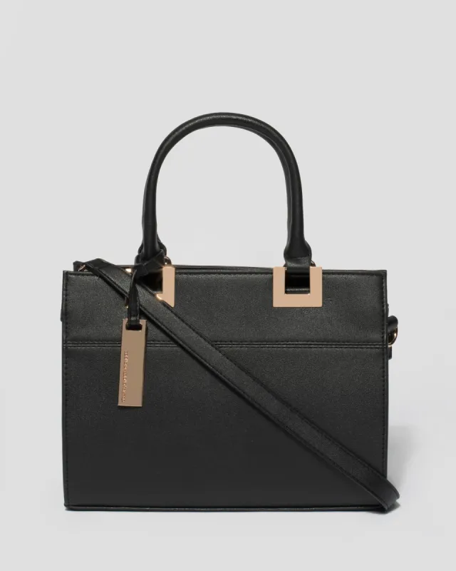 Black Steph Tag Mini Tote Bag sold by Collete Hayman