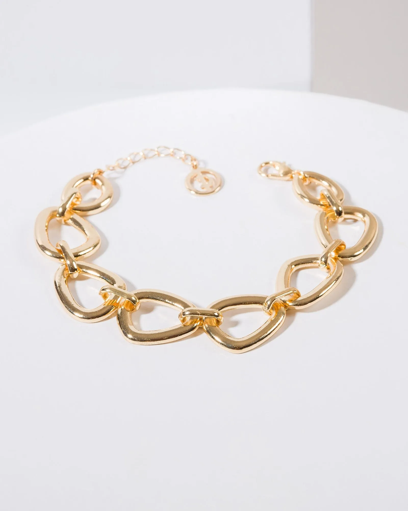 Gold Chunky Chain Bracelet sold by Collete Hayman