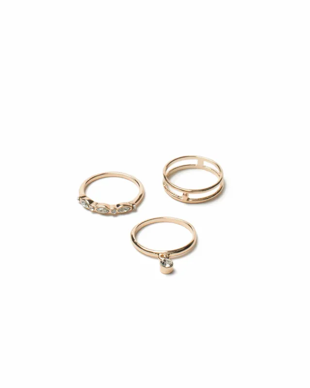 Diamante Link Ring Pack - Large sold by Collete Hayman