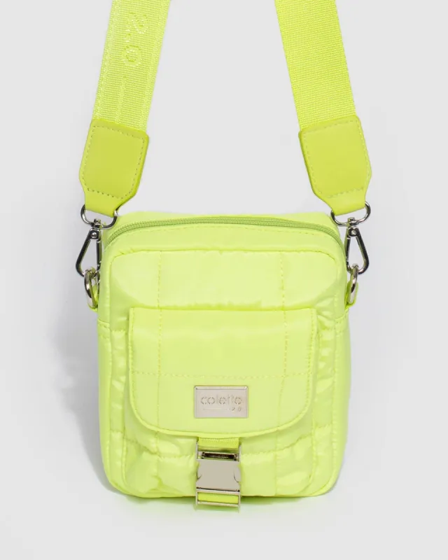 Green Emma Lock Crossbody Bag sold by Collete Hayman