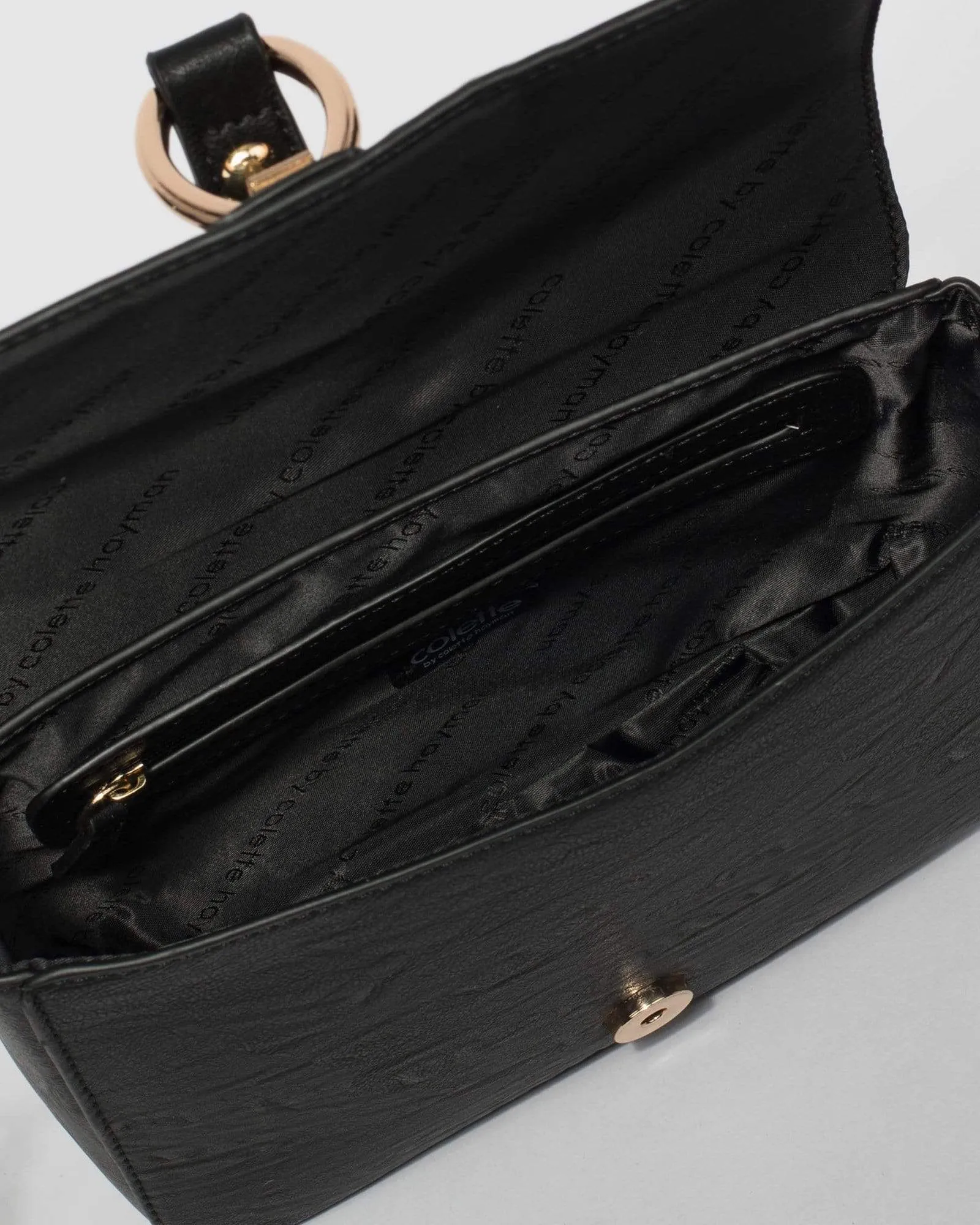 Black Elissa Crossbody Bag sold by Collete Hayman product image thumbnail 5