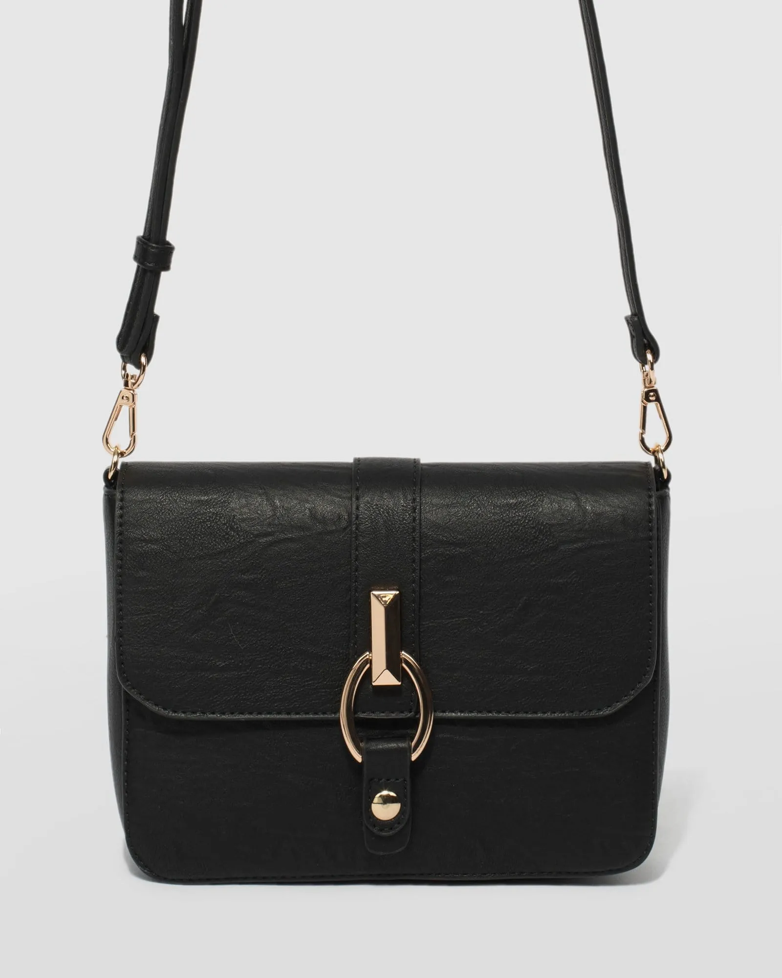 Black Elissa Crossbody Bag sold by Collete Hayman