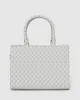 Stef Grey Monogram Mini Tote Bag sold by Collete Hayman
