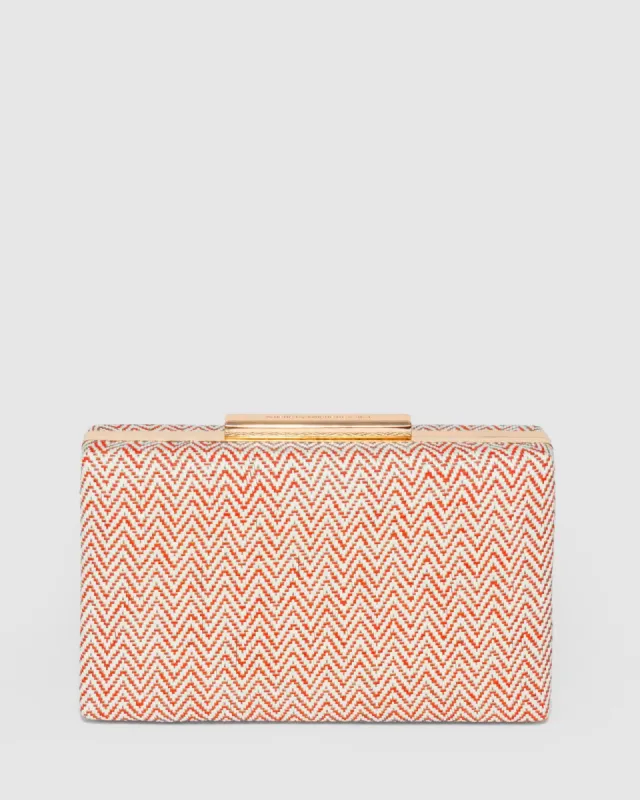 Multi Colour Jaimi Clutch Bag sold by Collete Hayman