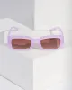 Purple Rectangle Coloured Sunglasses sold by Collete Hayman