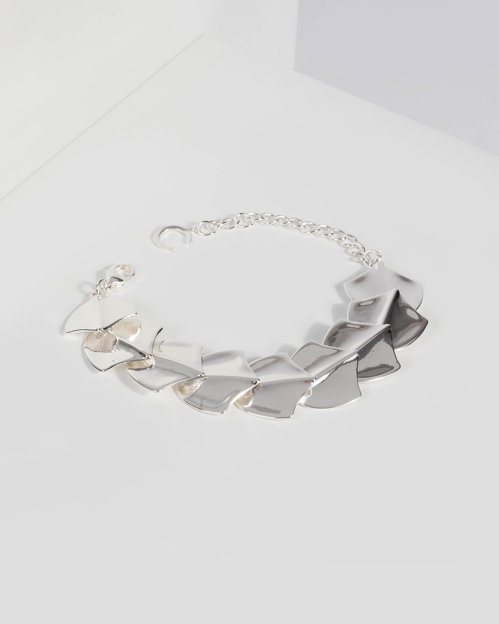 Silver Metal Statement Bracelet sold by Collete Hayman