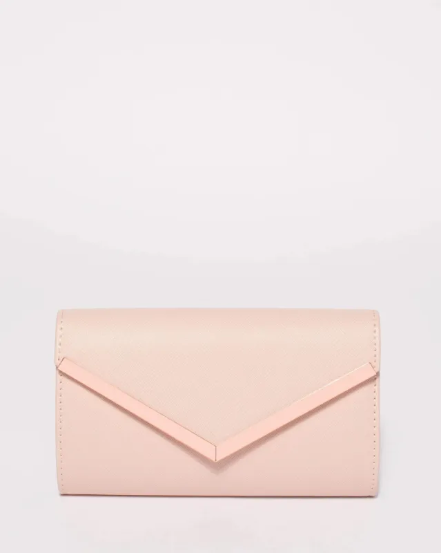 Pink Cindy Evening Clutch Bag sold by Collete Hayman