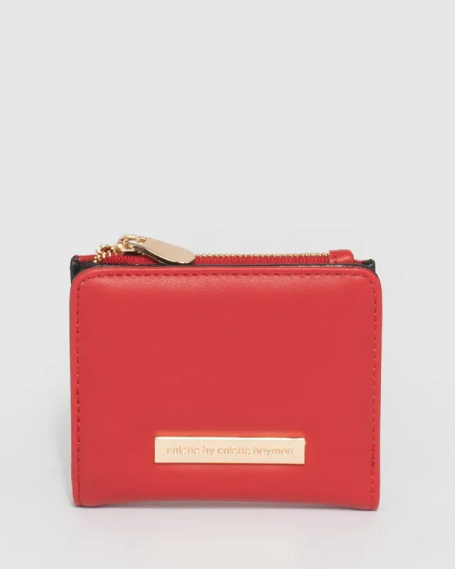 Red And Black Han Mini Wallet sold by Collete Hayman