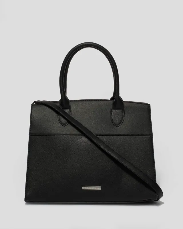 Black Tess Large Tote Bag sold by Collete Hayman