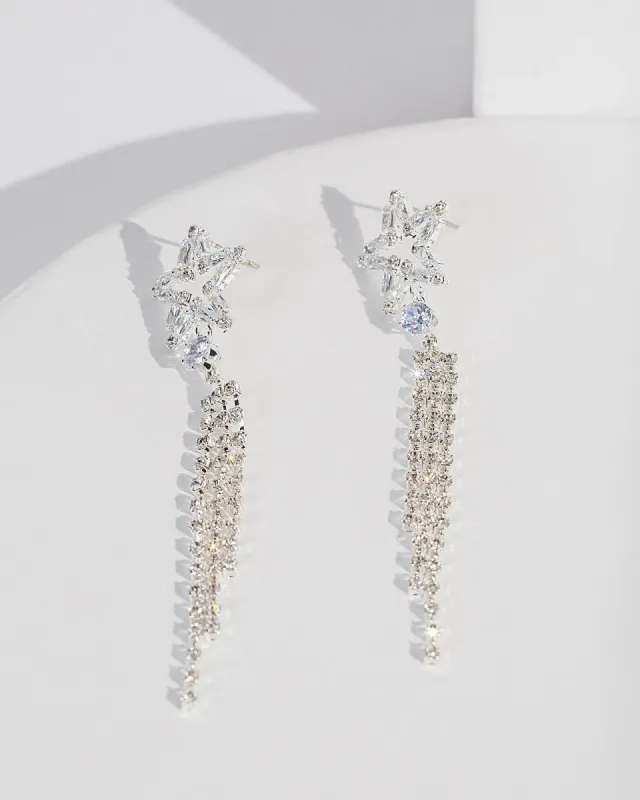 Silver Star Tassel Earrings sold by Collete Hayman